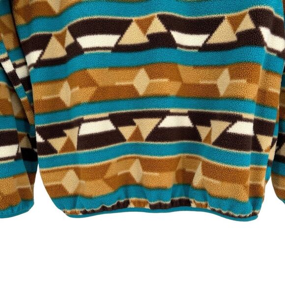 Patagonia Synchilla Snap T Guatemalan Tango Brown Fleece Pullover Jacket Medium - Picture 4 of 8